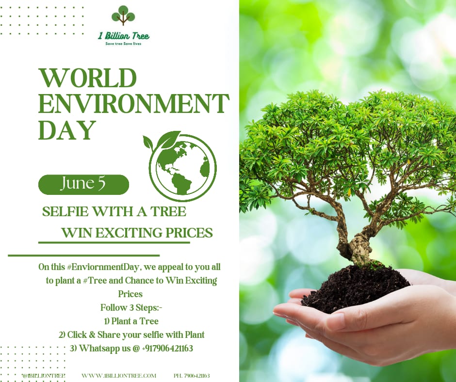 1billiontree's tweet image. Selfie with a Tree #selfiewithaTree #worldenviornmentday #1billiontree #climatechange