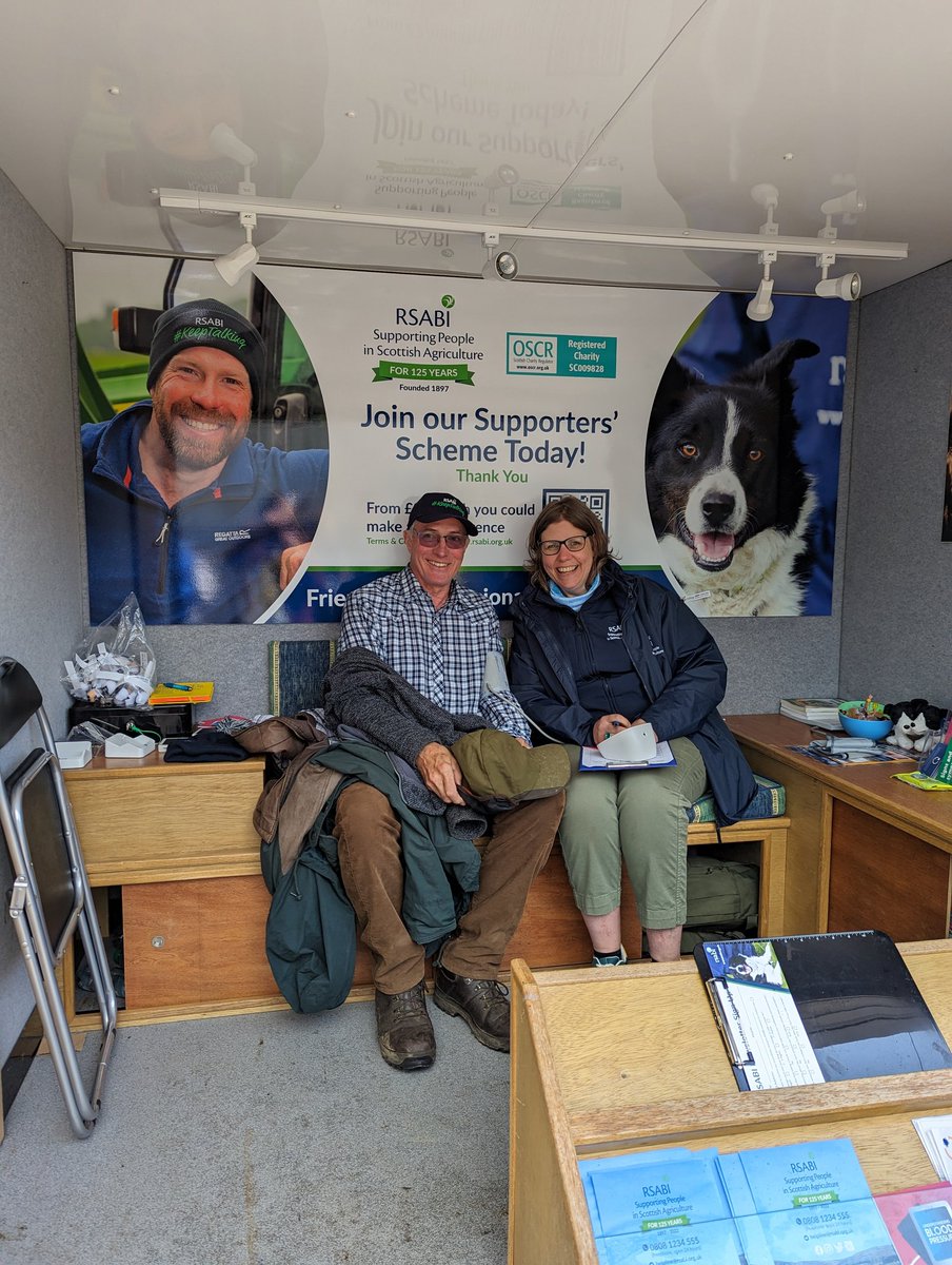 ScottishJanie92's tweet photo. My Uncle Duncan got his blood pressure checked at @RSABI this afternoon by the lovely team. The organisation was amazing when my late father was diagnosed with cancer in 2019. We hope we can continue to support their incredible work with those in Scottish agriculture #Scotsheep https://t.co/bzHLRxMYBD