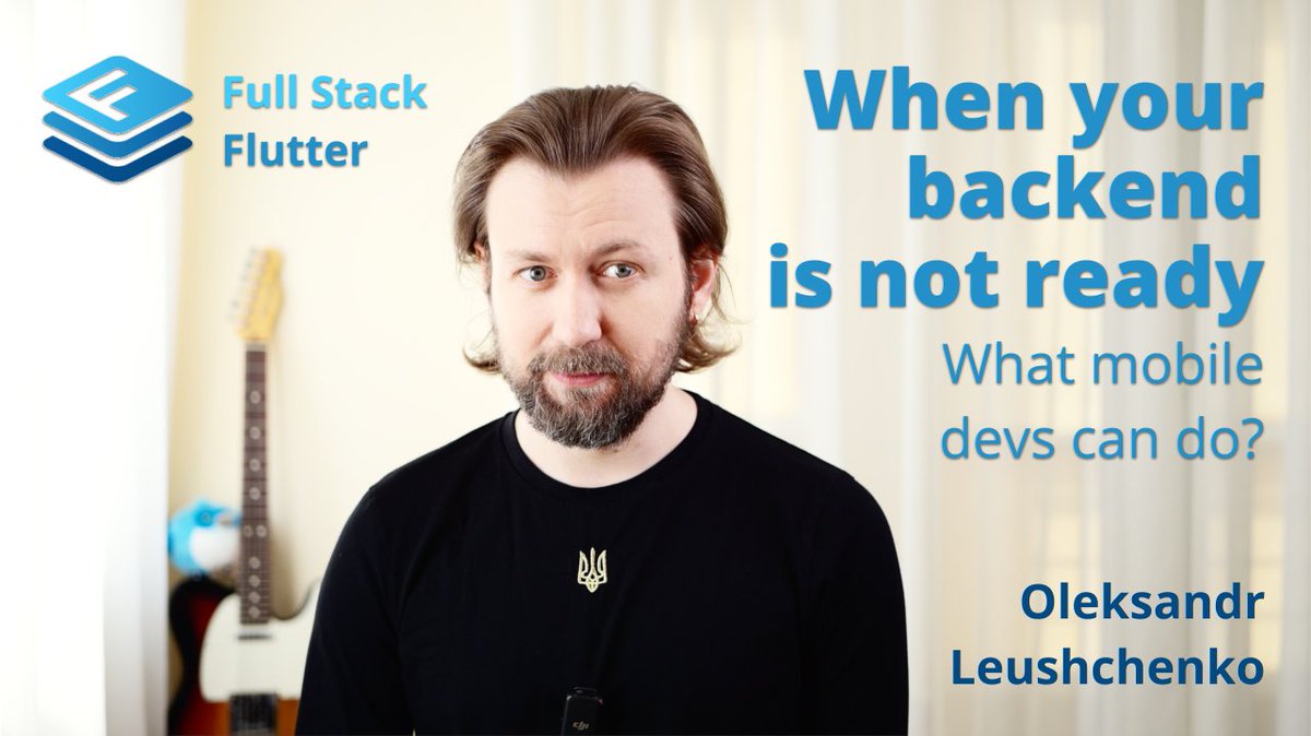 OlexaLe's tweet image. Just published my &quot;When Your Backend Is Not Ready&quot; talk from the #FullStackFlutter conference. 🎉
In this session, I walk you through practical ways to handle backend delays and keep your mobile app development flowing smoothly.
youtu.be/LhVZtAZsn44