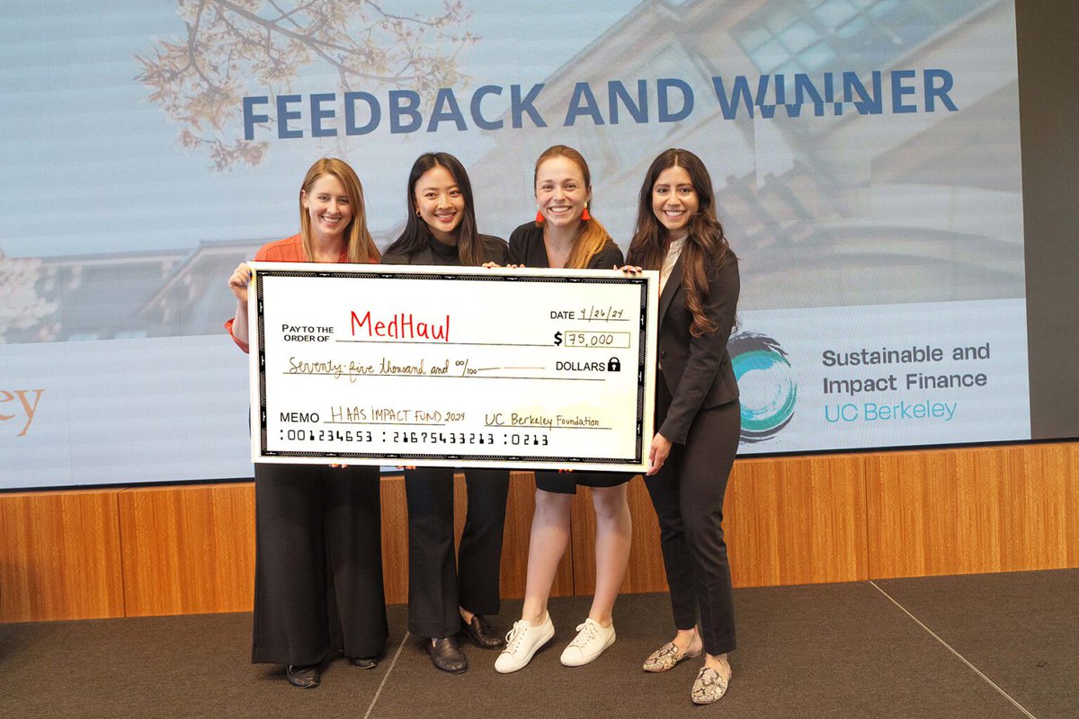 The 2024 Invest for Impact Pitch Competition was a success! Thanks to everyone who joined us at <a href="/haasimpinv/">Sustainable and Impact Finance | Berkeley Haas</a> as our MBA students pitched innovative startups for a $75,000 investment.🌟 #ImpactInvesting #HaasImpact

haas.berkeley.edu/saif/curriculu…