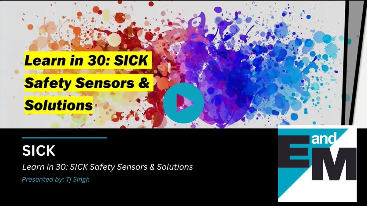 EandMonline's tweet photo. Did you miss our SICK Safety Sensors and Solutions webinar? 

Don't worry! Follow this link to watch the recording to see how you can incorporate safety solutions into your workplace. 
https://t.co/yQYqbH8RJM

#SICK #Safety #SafetyMonth #Webinar #SICKWebinar https://t.co/utI60ac23W