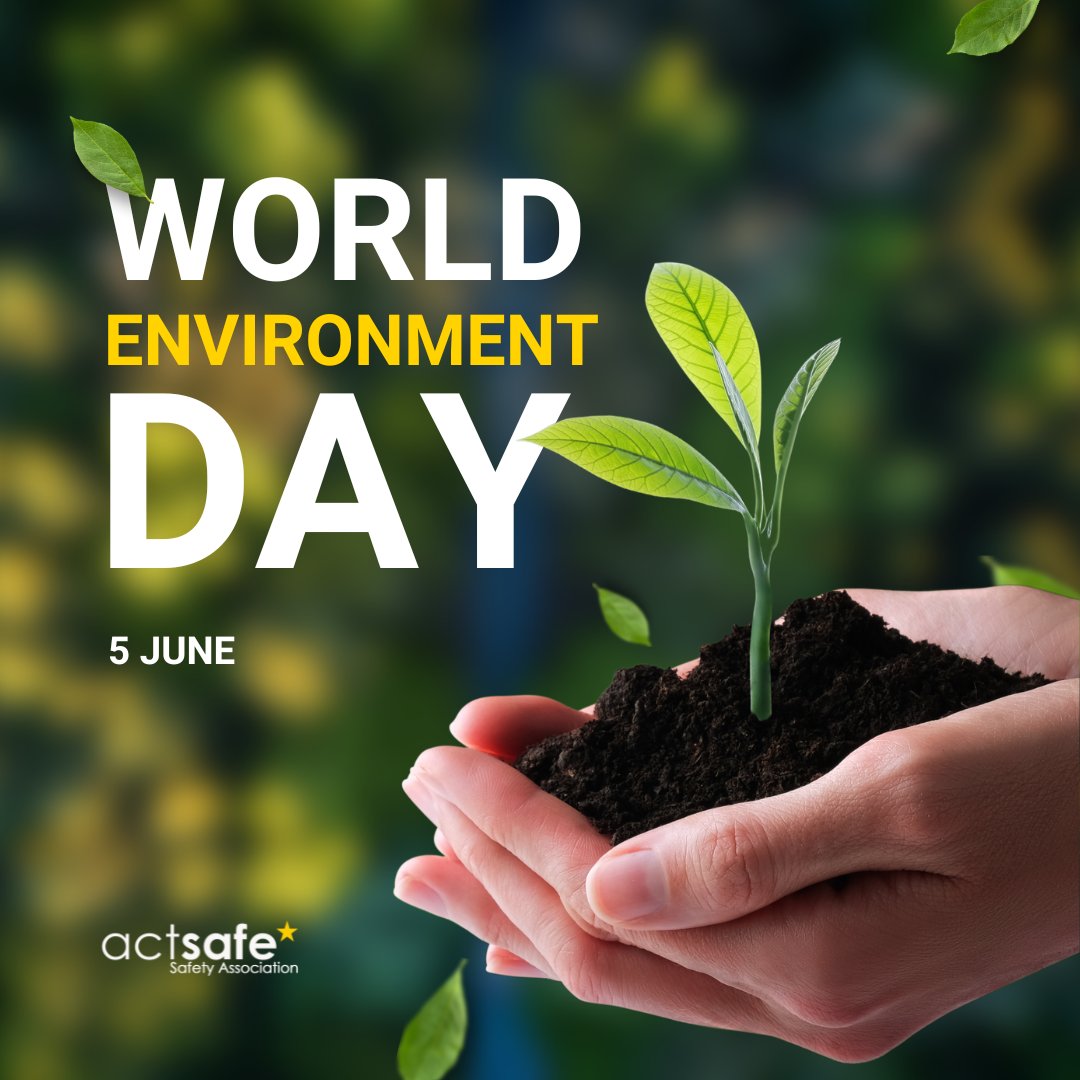 Happy World Environment Day! 🌍 

Let's unite to protect and preserve our planet for future generations. Every action counts! 

#Actsafe #MotionPicture #PerformingArts #LiveEvents #WorldEnvironmentDay #EnviroWeek #GreeningOurFuture