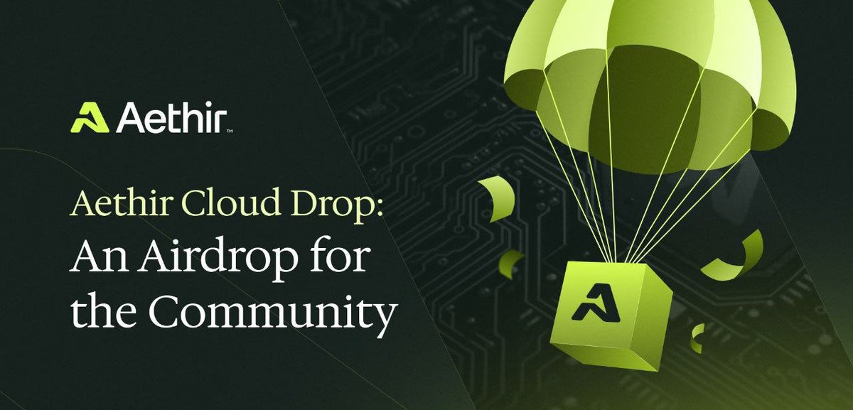 AirdropsKing01's tweet photo. ✅ Aethir Airdrop Claim Start On 12th June 

- Total Supply : 42B
- Airdrop Supply : 6% 
- Season 1 Supply : 1.5% ( 630M )

✅Follow @AirdropsKing01 and join on tg for more 👇 
https://t.co/TAAwoDngS9

#airdrop #free #crypto #cryptocurrency #blockchain #bitcoin #FreeTokens #WEN https://t.co/rYS3SCUzFc