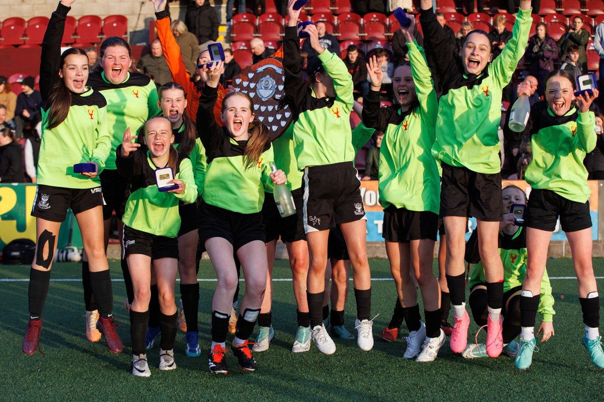 GIRLS UNDER 15 SHIELD WINNERS 2024 | Congratulations to <a href="/braidhurst/">braidhursthighschool</a>  who beat <a href="/stninianshigh/">Saint Ninian's</a>   to lift the Under 15 Shield tonight at <a href="/StenhousemuirFC/">Stenhousemuir FC</a>