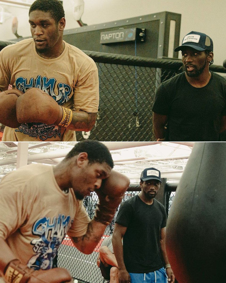 ESPNRingside's tweet photo. Bud and Big Baby in the lab 🥊 🧪 

(via @TeamBigBabyy) https://t.co/JjY1uX7gp8