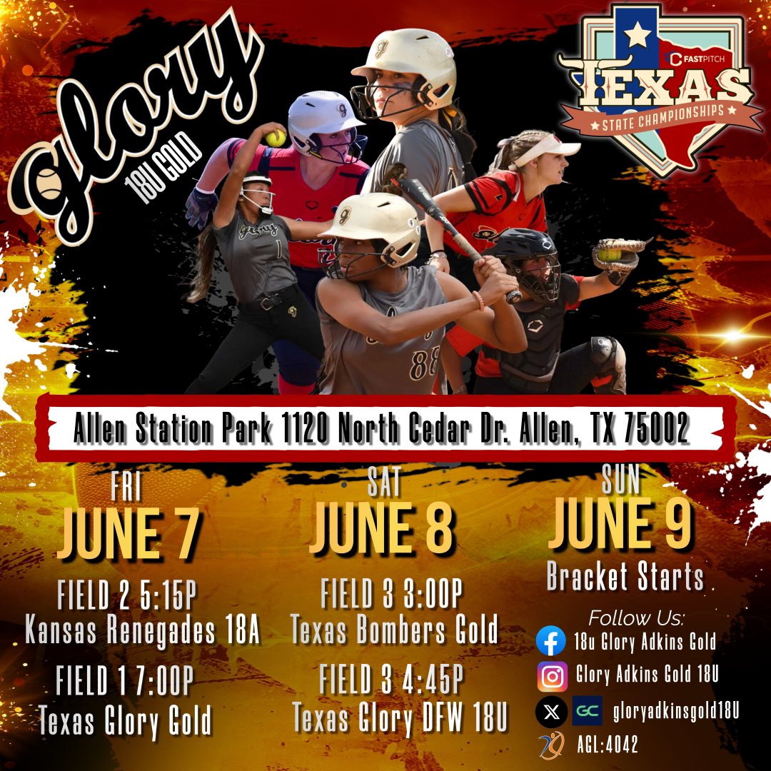 Glory Adkins GOLD 18U tweet media