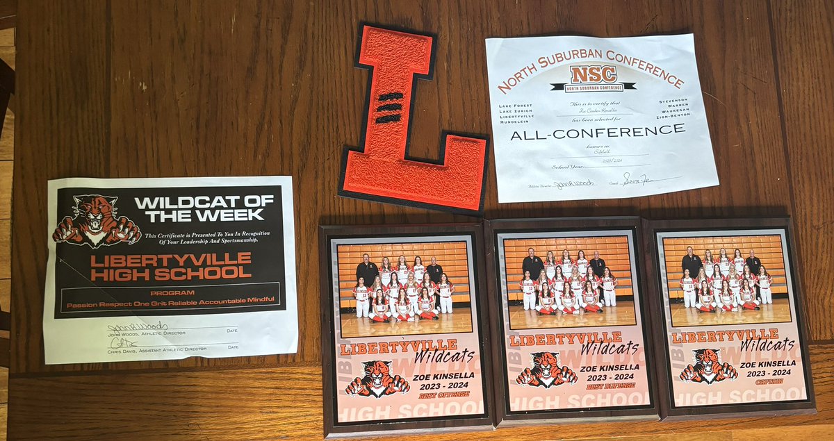 ZoeKinsella3's tweet photo. I am so proud of how my team competed this year! I am grateful to be recognized as Wildcat of the Week 2X this semester &amp; that my team &amp; coaches nominated me as Captain, Best Offense &amp; Best Defense.  I am also honored to be named North Suburban All Conference! 
➡️ Summer ball!! https://t.co/4PWcrgjmq6