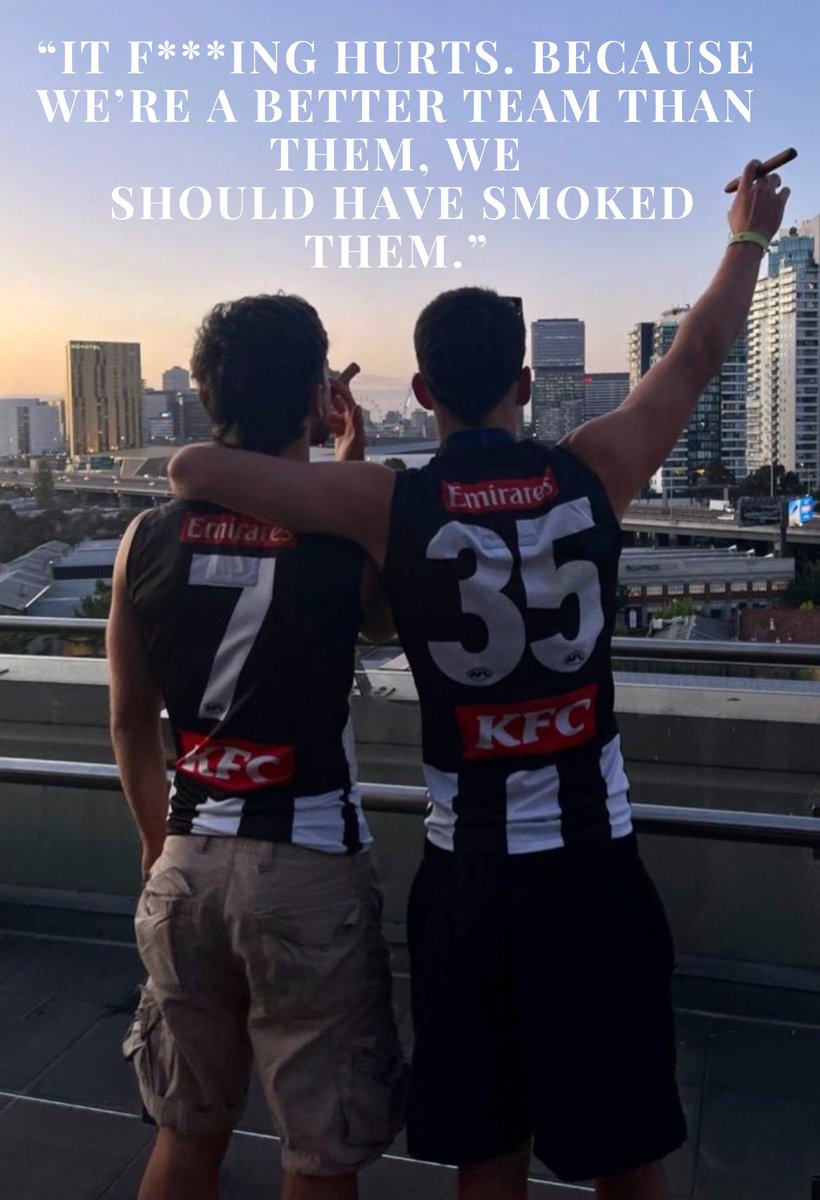 daicos_nick's tweet photo. Throwback to when Melbourne should have smoked us 😮💨 #nickdaicos #joshdaicos #collingwoodfc #collingwoodfc #afl #collvsdees https://t.co/9rXTS5eAuO