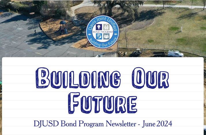 DJUSD's tweet photo. 🎉 Our latest DJUSD Bond E-newsletter is out now! Dive into the latest project updates and stay informed about future developments. Don't miss out—click the link to read more!  #DJUSDBond #DJUSDProud 
https://t.co/AHBUYnofQM https://t.co/oQIrTcMxWy