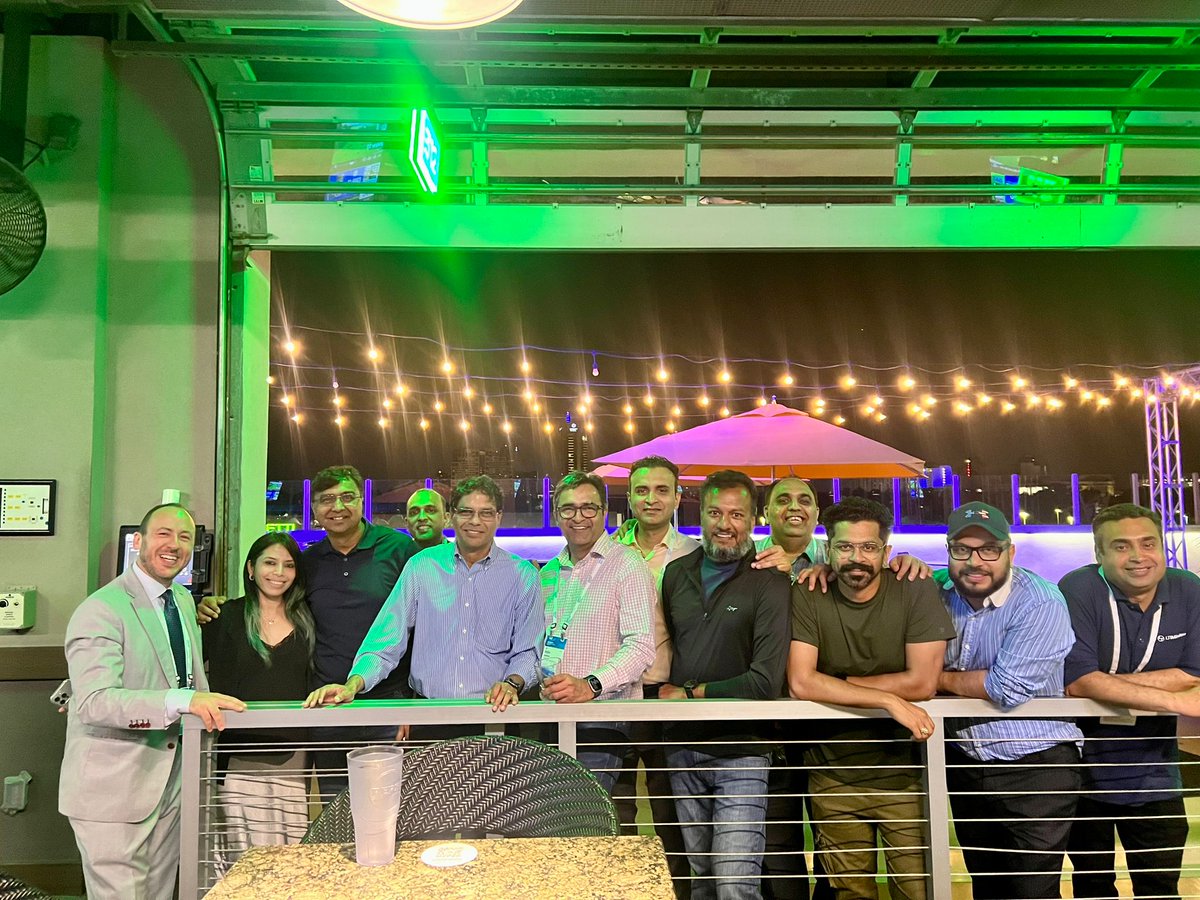 ltm_ofcl's tweet photo. What a magical night at Top Golf Orlando! Swinging in climate-controlled bays with Toptracer tech, enjoying culinary delights at the Rooftop Terrace—it was unforgettable! Kostya Kimlat, the Business Magician, dazzled us! #LTIMindtree #TimelessEnterpriseWithSAP #SAPSapphire @SAP https://t.co/UZS9uBVSIk