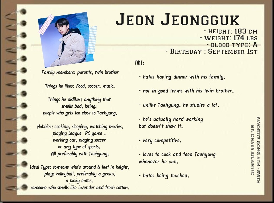 yunayuki16's tweet photo. #taekookau

🫧 Fatal Fantasies 🫧

🐰🐯 < character profiles:>
( a/n: I'm really sorry for the fonts 😂 just read it in tiny 🧐🔍 for now ksksksk. Oh, I'll also add 🐱's profile together with 🐹🐿️🐨🐥 soon, probably before we enter the Uni arc.) ☺️👍❤️ https://t.co/tgoHccIR1S