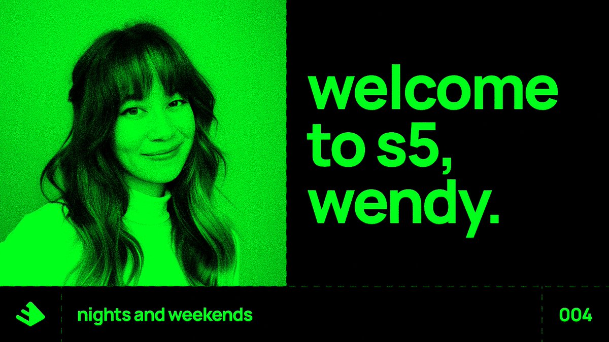 nights & weekends tweet media