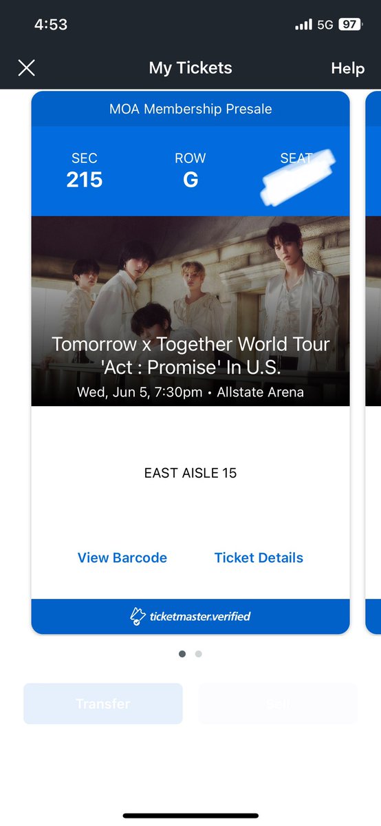 justcallmesuga's tweet photo. Selling two tickets for TXT tonight in rosemont Chicago !! Will transfer on ticketmaster https://t.co/fF01l4kYVa