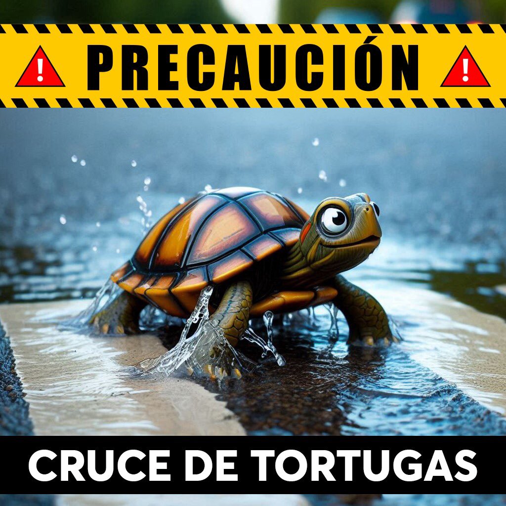 DGDI_Hmo's tweet photo. 🚨Aviso Vial ⚠️ En Paseo Rio Sonora de Quintero Arce a Blvd Antonio Quiroga inicio el cruce de tortugas 🐢 por la vialidad. Se le exhorta a los automovilistas a bajar la velocidad y tomar precauciones al pasar por el lugar. @HermosilloGob @Policia_HMO https://t.co/TQhtkPL3cl