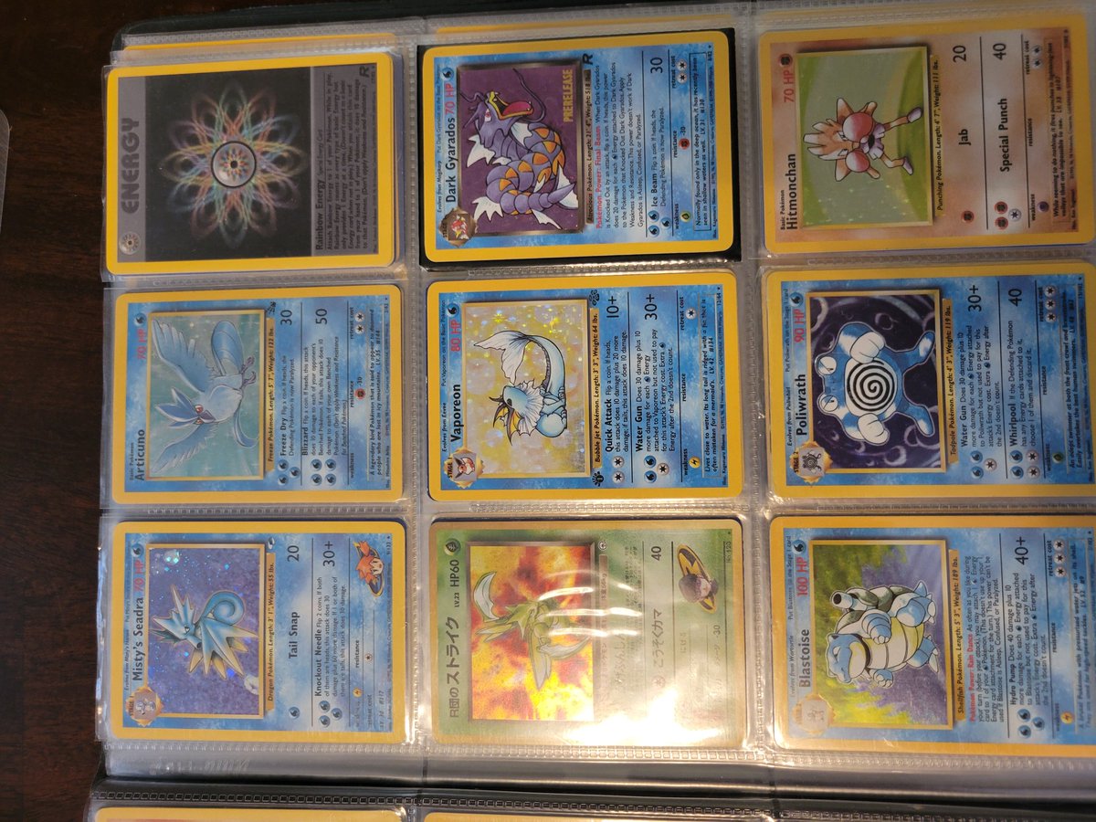 ShundoHunter4's tweet photo. Found my old pokemon card collection in my closet of my parents house. Should I try and sell them?
#pokemoncards
#pokemon
#pokemontradingcards https://t.co/pVs6tjaNi4