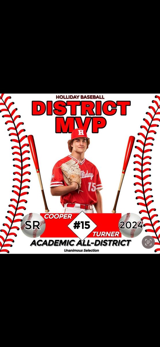 Thank you to my teammates, coaches (Kress, Crim, Oliver, Blassingame), and the district 7 3A coaches for this recognition. I want to thank God for each and every opportunity He’s given me to play this game.  It’s truly an honor and I’ll remember it forever.