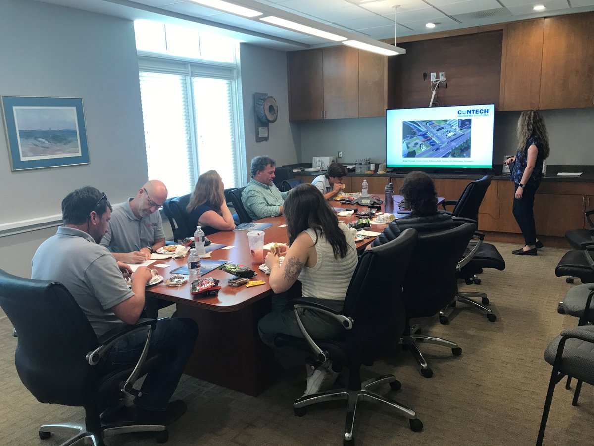 bma_engineers's tweet photo. We'd like to thank @ContechES for stopping by our offices today for World Environment Day to discuss some of their product offerings including sediment, trash, and hydrocarbon removal from storm drainage runoff. 
#WorldEnvironmentDay #LunchAndLearn #sustainability #Ecofriendly https://t.co/g6ZhNqDsyN