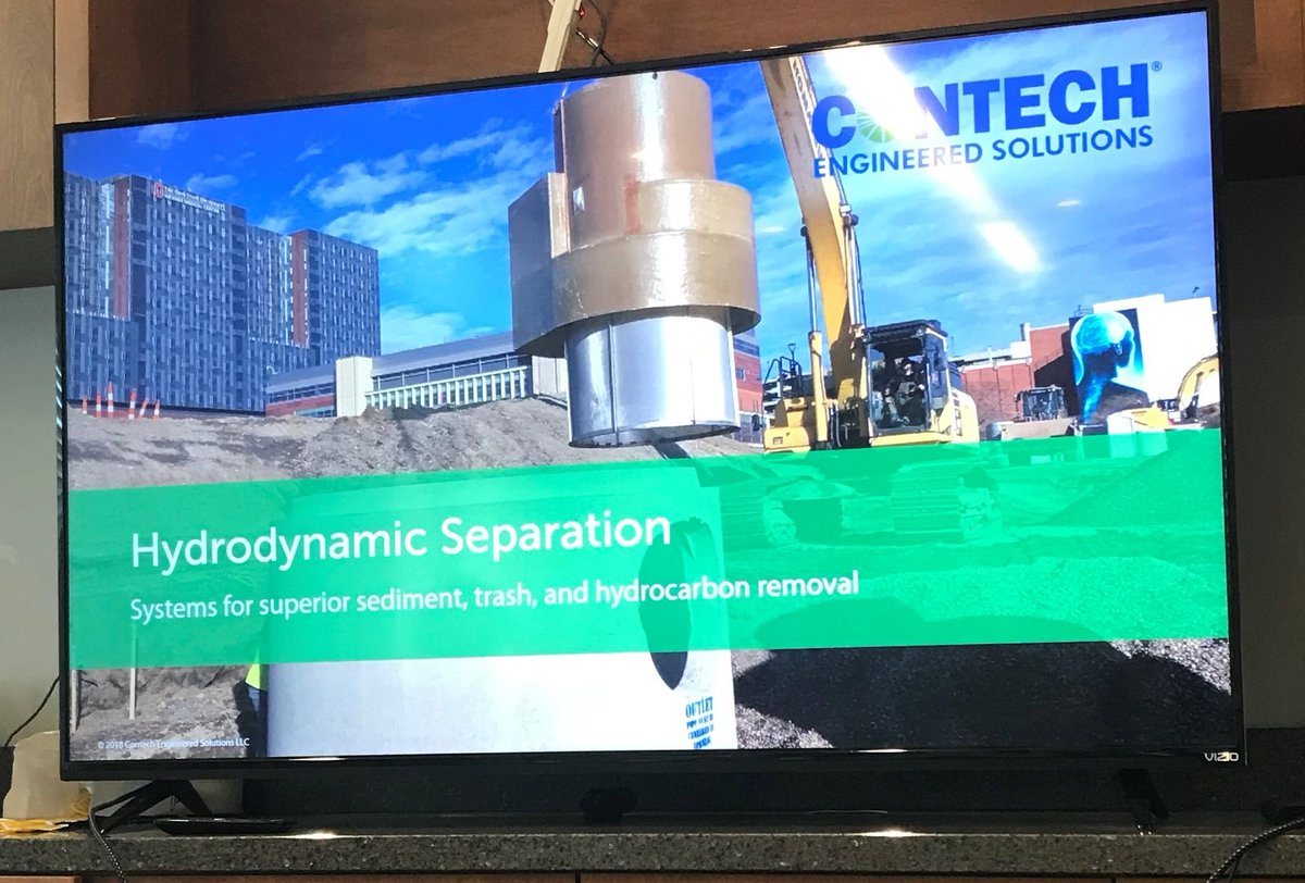 bma_engineers's tweet photo. We'd like to thank @ContechES for stopping by our offices today for World Environment Day to discuss some of their product offerings including sediment, trash, and hydrocarbon removal from storm drainage runoff. 
#WorldEnvironmentDay #LunchAndLearn #sustainability #Ecofriendly https://t.co/g6ZhNqDsyN