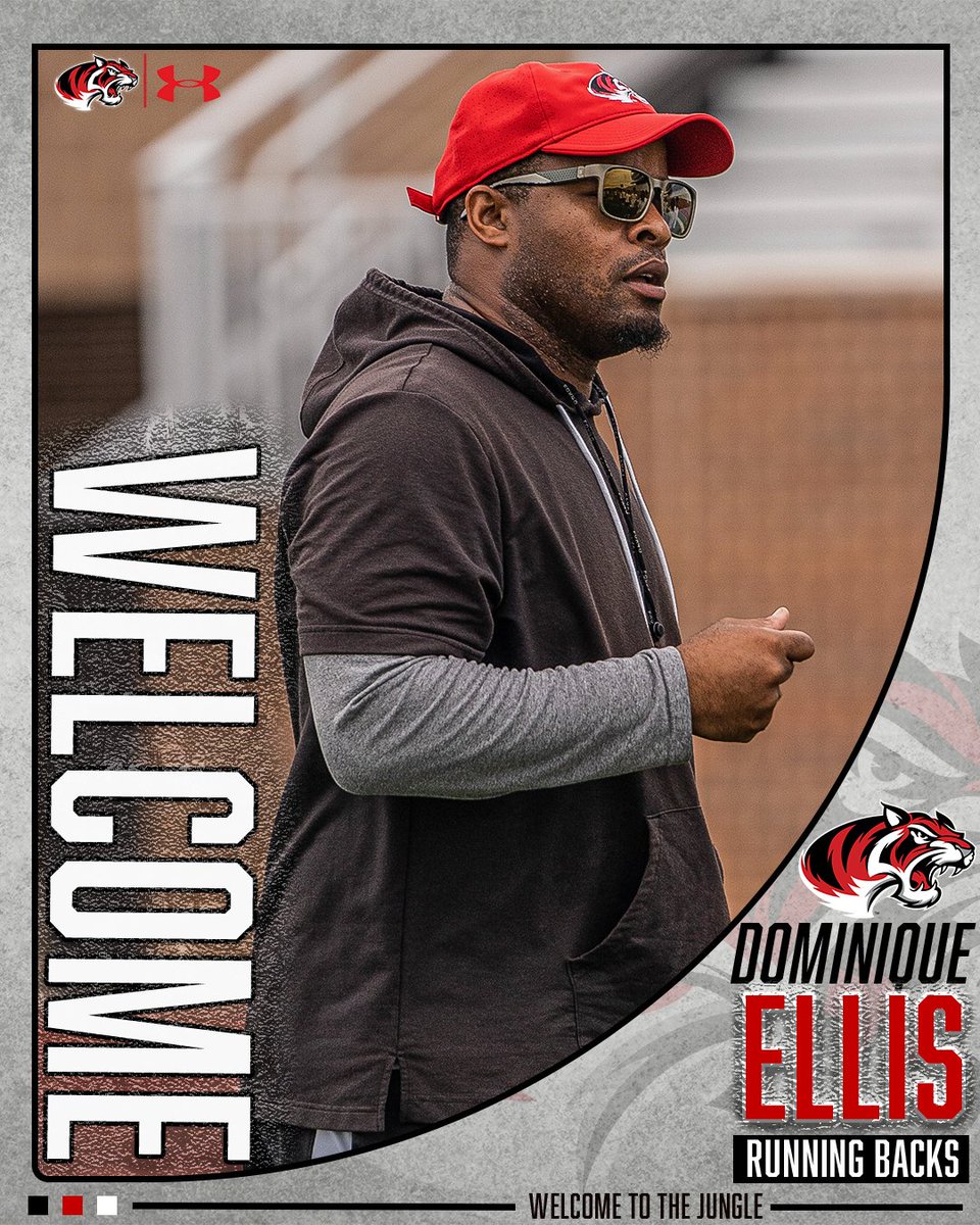 𝐖𝐄𝐋𝐂𝐎𝐌𝐄 𝐓𝐎 𝐓𝐇𝐄 𝐉𝐔𝐍𝐆𝐋𝐄! 🐅

𝐁𝐄𝐍𝐆𝐀𝐋 𝐍𝐀𝐓𝐈𝐎𝐍!! Please welcome Coach Dominique Ellis <a href="/CoachDEllis1914/">Coach Dom Ellis M.Ed.</a> to our coaching staff. Coach Ellis will be coaching our Running Backs!

#KeepChoppingWood 🪓