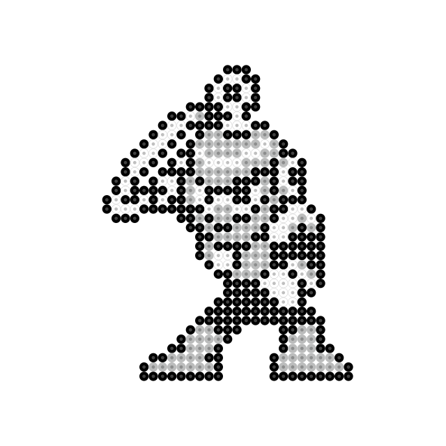 ironbeads_jp's tweet photo. 【ゲームボーイ】ロックマンワールド4
#リングマン
使用しているビーズの詳細はこちら
https://t.co/nQKb7JgAox
#アイロンビーズ
#ミニフューズビーズ
#GB
#1993年
#Ringman
#DWN.029
#カプコン
#ロックマン4 https://t.co/KbQYb2joel