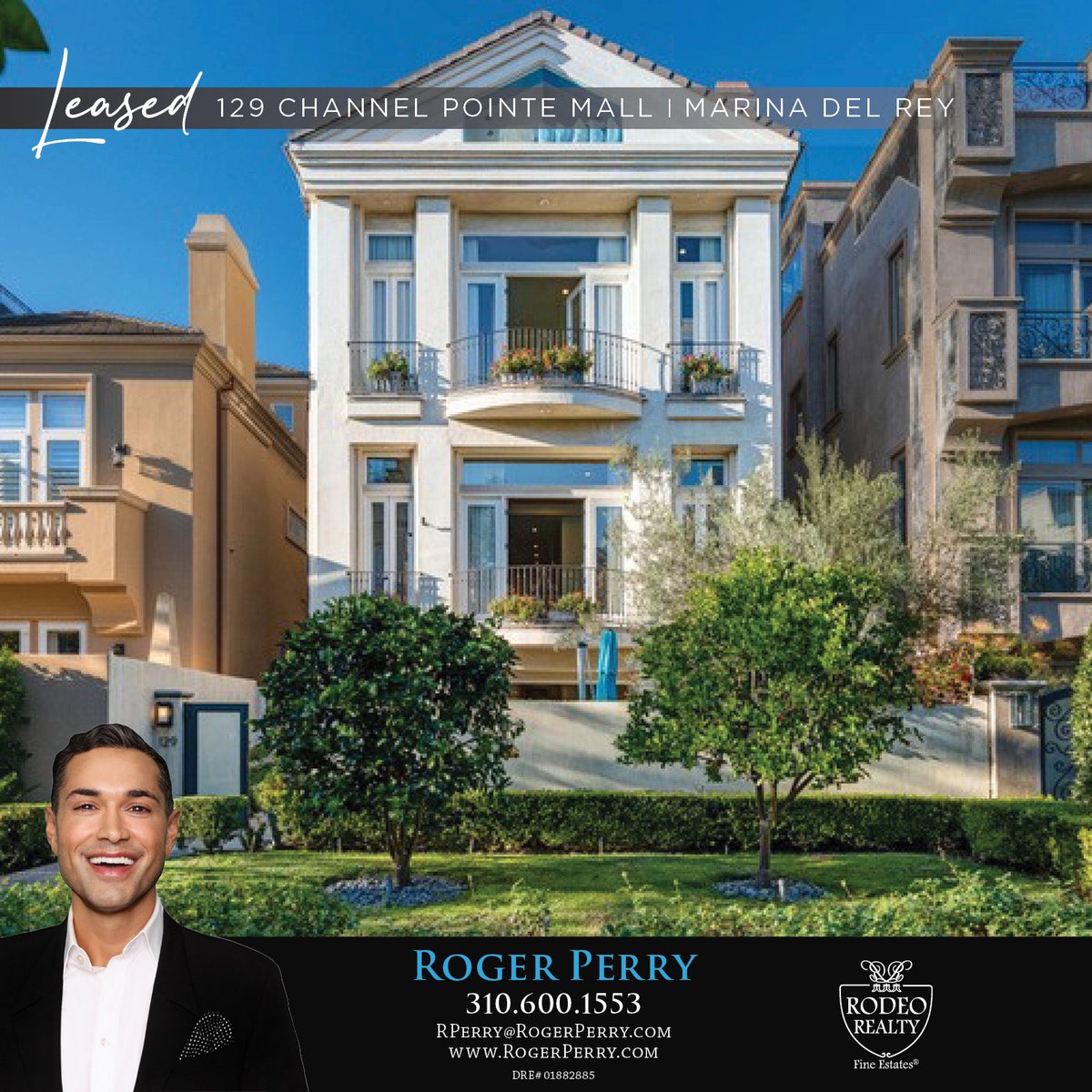 RogerPerryLA's tweet image. LEASED!  

129 Channel Pointe Mall
Marina Del Rey 

Spectacular contemporary mediterranean  completely renovated in 2017 with exotic walkways, gated entry and garden patio!

#InEscrow #sold #realestate #realtor #luxurylifestyle #luxuryhomes #luxuryrealestate #losangeles #belair