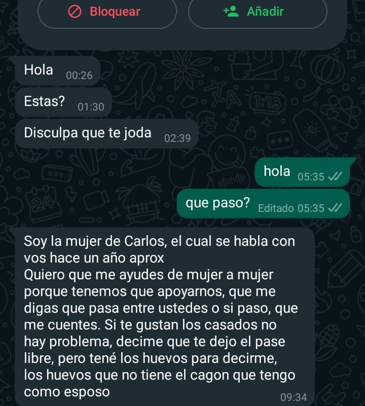 el peor mensaje que leí en mi vida