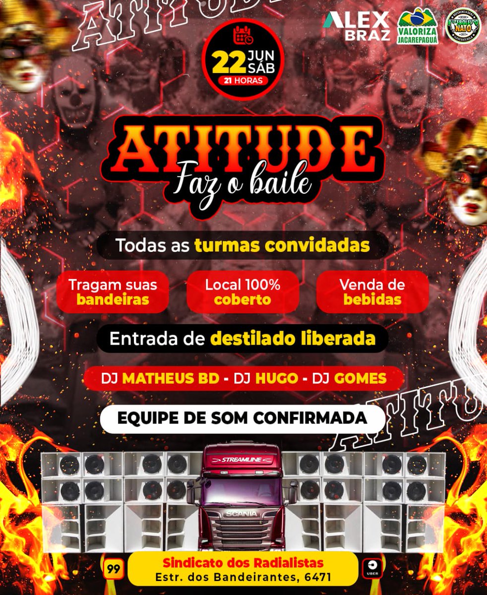 JpaAtitude's tweet photo. Então é isso, data e novo local decididos!!! Dia 22 espero vcs no Sindicato pra curtir esse evento maravilhoso, com uma estrutura daquelas. Todos serão bem vindos. 🥳🅰️🤥🚀 https://t.co/JjA0slFJxU