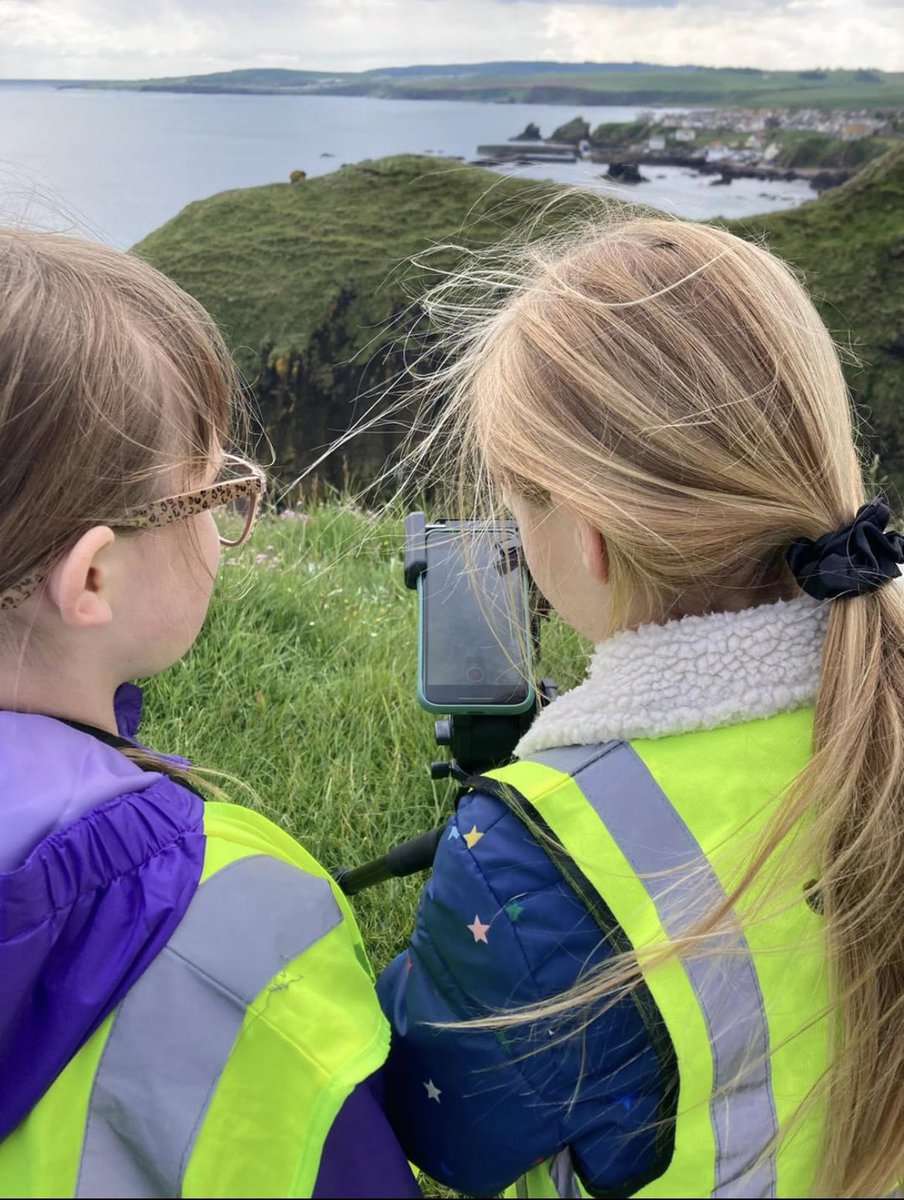 ColdinghamPrim's tweet photo. A huge thank you to Lauren, Jordanna and David for giving our children an excellent day of learning about Scotland’s native seabirds, whilst out at St. Abb’s Head National Nature Reserve today. #outdoorlearning @BerwickshireMR https://t.co/UBTRV4GNmY