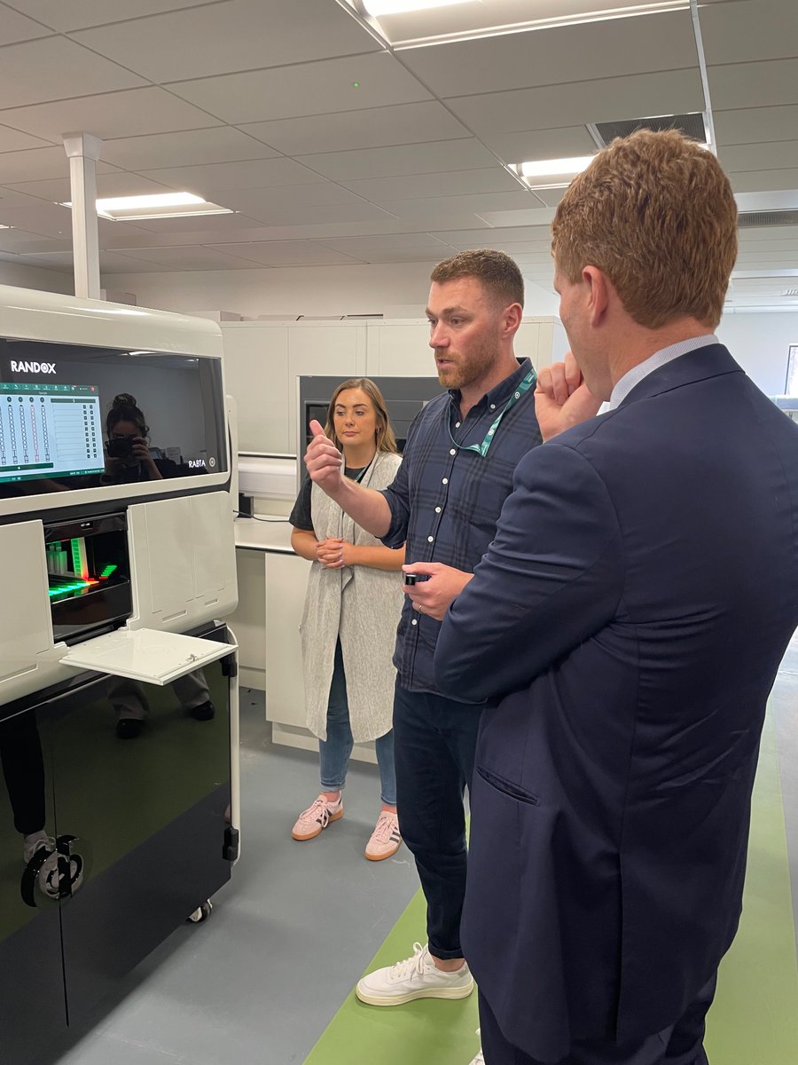 Great to explore healthcare innovation <a href="/RandoxOfficial/">Randox</a> Laboratories.  Their work in diagnostics is paving the way for a healthier future. #healthinnovation #randox