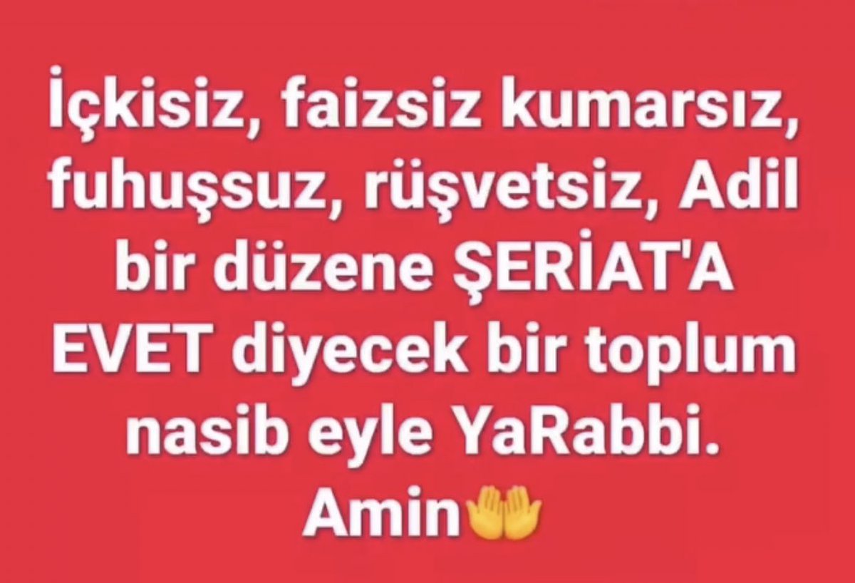 Aminn🤲ŞERİAT gelmeli ❗️