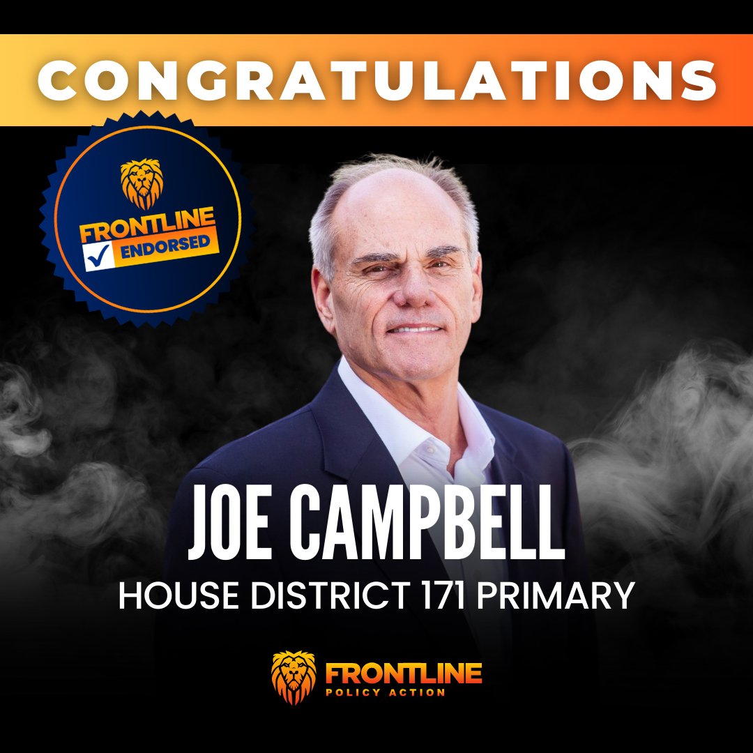 FrontlineGA's tweet photo. π Congratulations to Rep. Joe Campbell on his primary victory! Joe champions educational freedom, protects Georgiaβs Ag industry, and fights for economic opportunities. We're proud to support his re-election! #HD171 #FrontlineEndorsed https://t.co/vj7EZ9nxYf