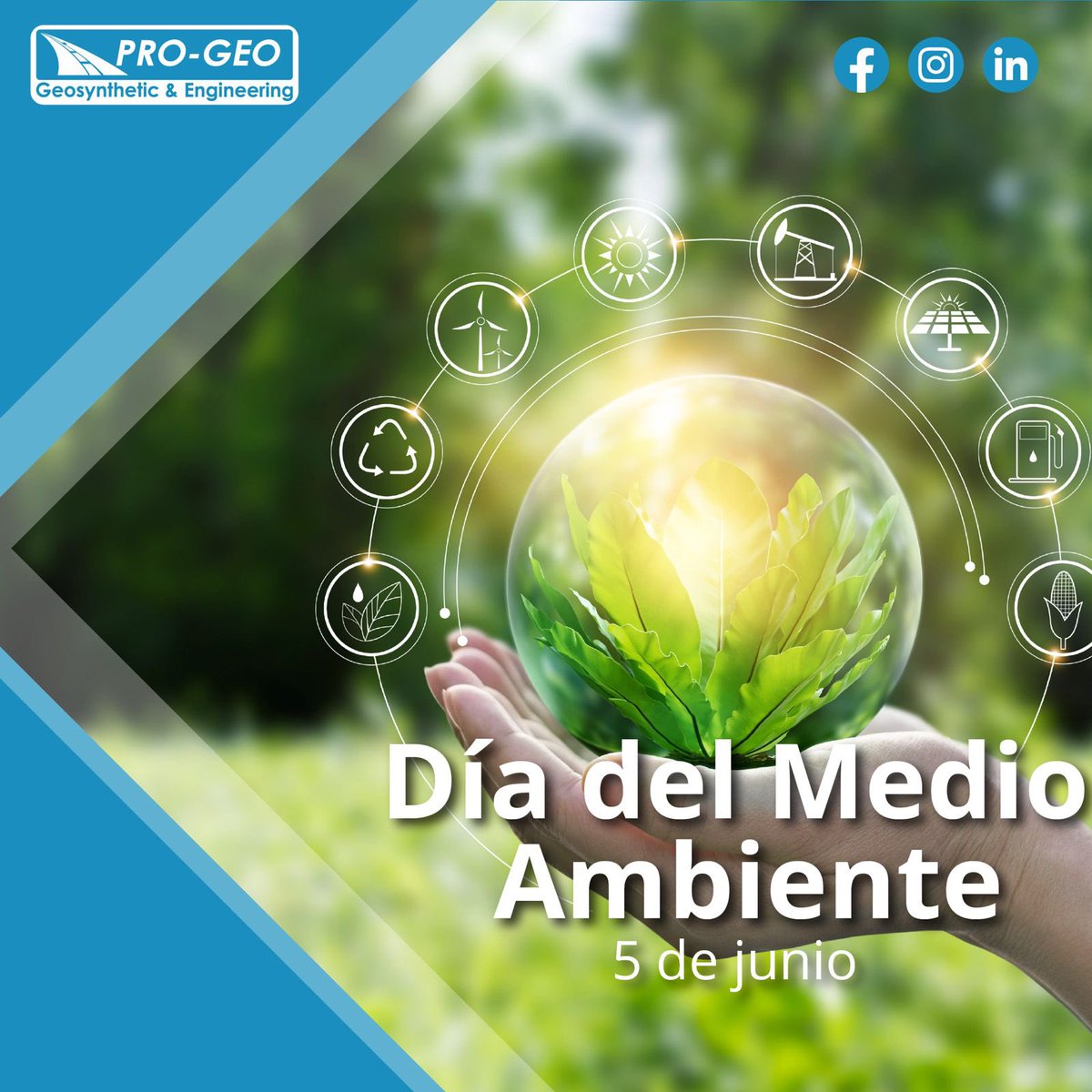 #Día Mundial Medioambiente Nuestras tierras.Nuestro futuro. #GeneraciónRestauración #somosprogeo #geotecniapanama #geomallaspanama #geotexti
