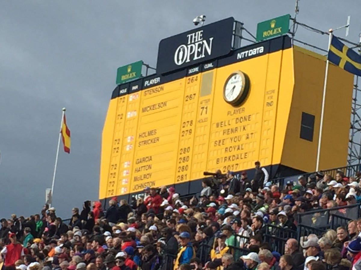 NordkvistFilip's tweet photo. Tbx till när man var på Royal Troon och såg Henrik Stenson vinna British Open 2016 #underbart #golf https://t.co/WEiXHmMX8a