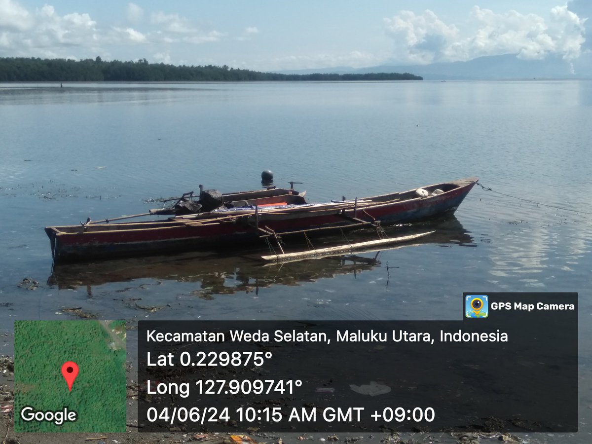 Abil_Ibil's tweet photo. Selasa 04/06/24,Abdul Yusup Tiapon,Luhkan Kab Halmahera Tengah, dengan bpk Buka malan Nelayan Desa Air Salobar Hasil, identifikasi pelaku usaha dan sarana tangkap (perahu katinting) #GiatLuhkanSatminkalAmbon
#LuhLapor #Halteng @BP3_Ambon https://t.co/7r9HsoYYeQ