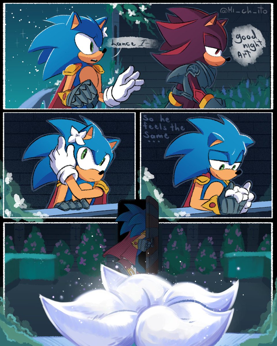 "An untold Fairy Tale"  #sonadow
Guys, look at the moon right now
#sonicthehedgeohg #sonic
#shadowthehedgehog