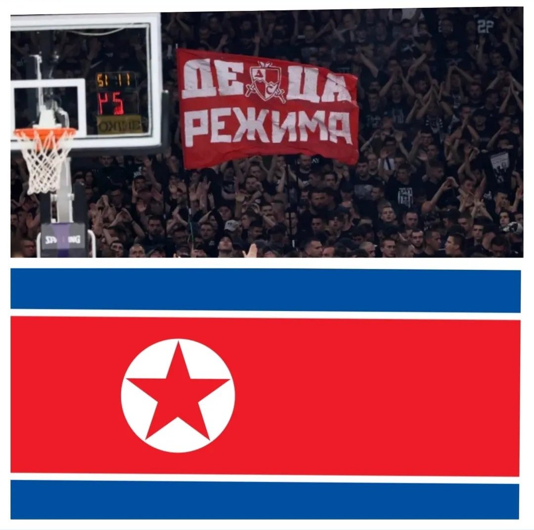 milos_lwt's tweet photo. #severnakoreja #sns #delije #delijesever #delije #cigani #decarezima #srbija @kkcrvenazvezda https://t.co/6B61GSSRIN