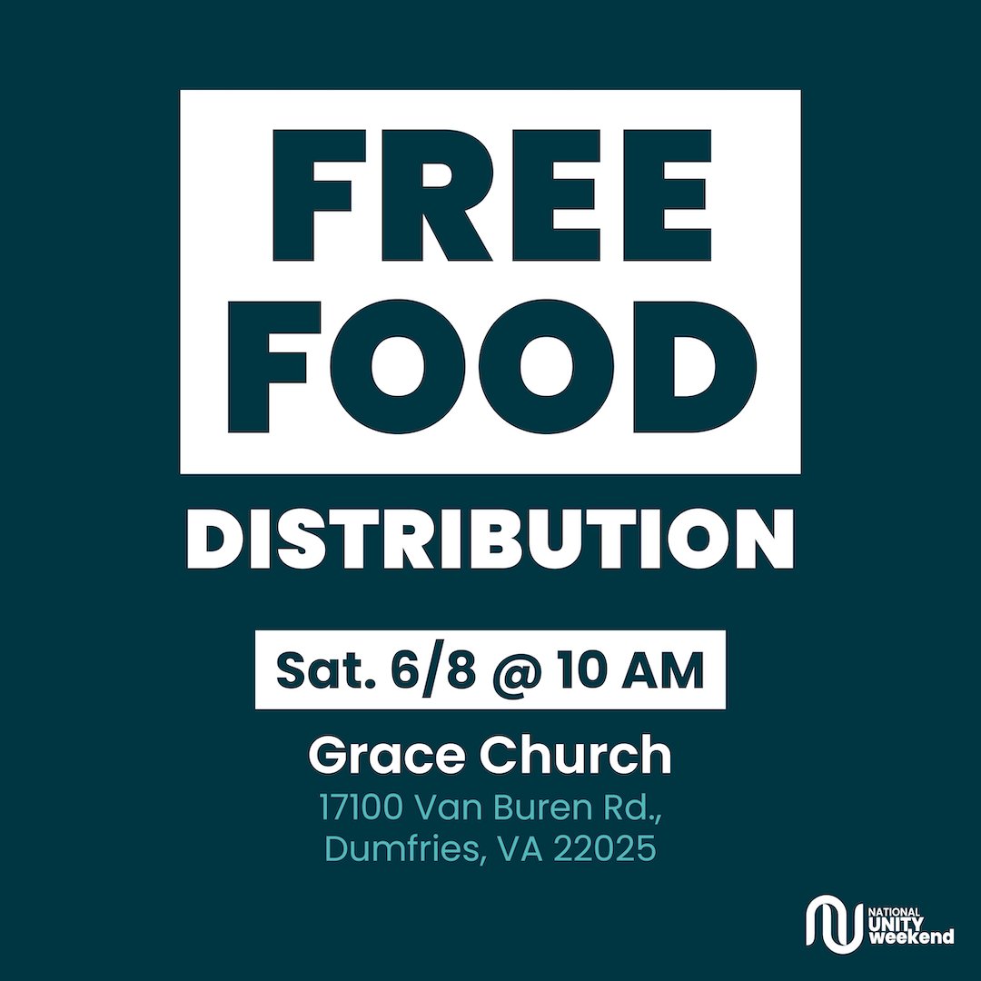 GraceChurchVA's tweet photo. Our 2nd Community Action Day is only days away. 

Please share this message with anyone that you know that is in need of food or prayer. We are happy to assist.  

Learn More: https://t.co/IeDU4pKnYo

#NationalUnityWeekend #Blessing #Faith https://t.co/S8qxN6bnLR