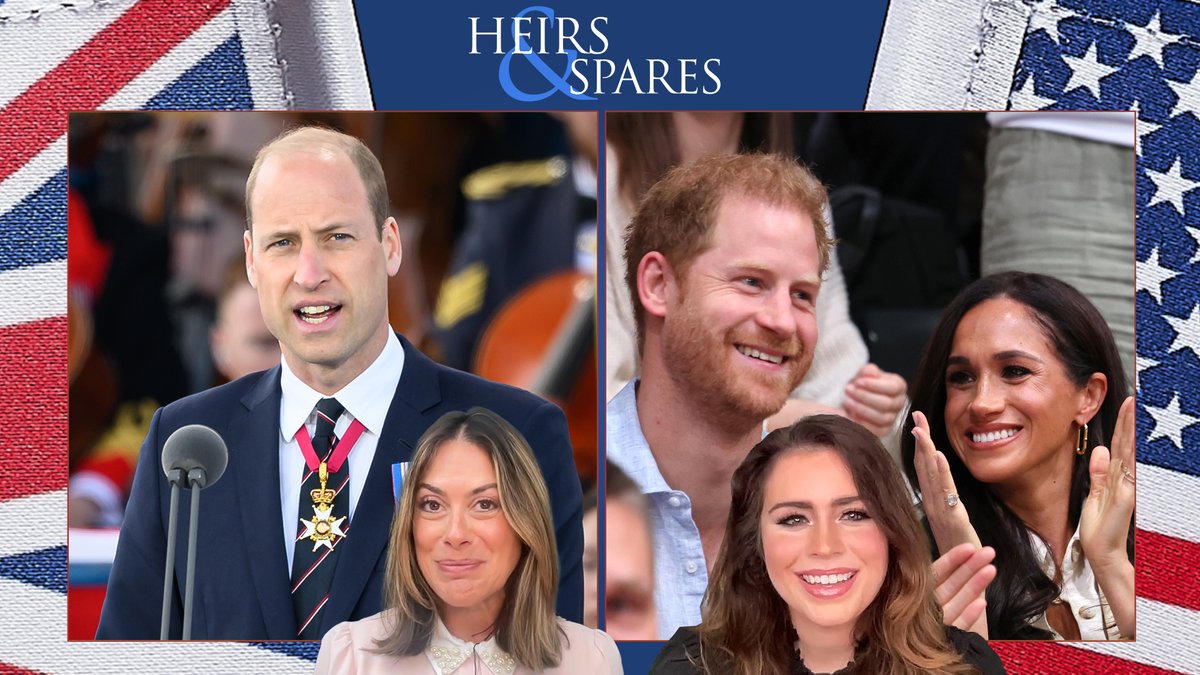 KinseyRoyal's tweet photo. Harry and Meghan 'SNUB' Prince William's Royal affair at Duke Of Westminster's wedding.

📺 WATCH: https://t.co/grBU5feq0k

@kinseyschofield | @katienicholl https://t.co/2cwdhbvJVK
