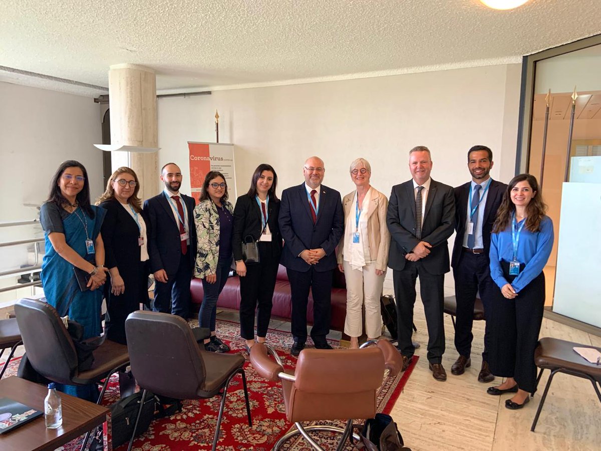 andrewaoun's tweet photo. It was a pleasure to participate in a meeting with the Minister of Public Health @firassabiad and the WHO NCD Director @MikkelsenBente_ at the United Nations Office in Geneva. We discussed crucial strategies to tackle NCDs in Lebanon amidst the ongoing humanitarian crises. https://t.co/TdPhe3irir