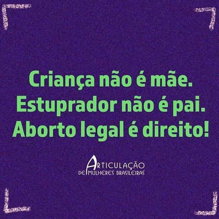 #criançanãoémãe