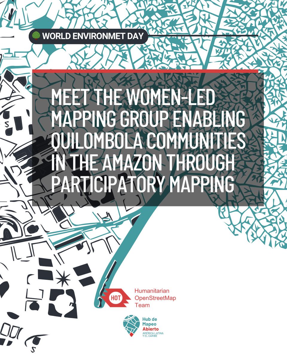 On #WorldEnvironmentDay, explore the work of <a href="/meninasdageo/">Meninas da Geotecnologia</a>, a women-led group enabling Quilombola communities in the Amazon. 🌿

In our latest blog, <a href="/tati_para/">Tatiana Pará</a> shows how participatory mapping ensures their local realities and values are accurately reflected. 🗺️ Explore with us!