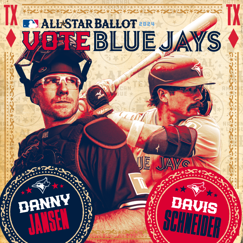 BlueJays's tweet photo. Voting is now OPEN ⭐️ 

Send your Blue Jays to the All-Star Game!