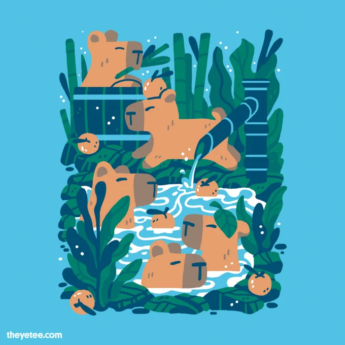 Nothing like cooling off with a hot bath! Designed by  #dailytees  