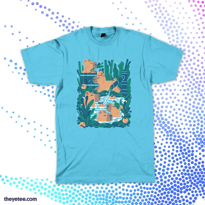 Nothing like cooling off with a hot bath! Designed by  #dailytees  