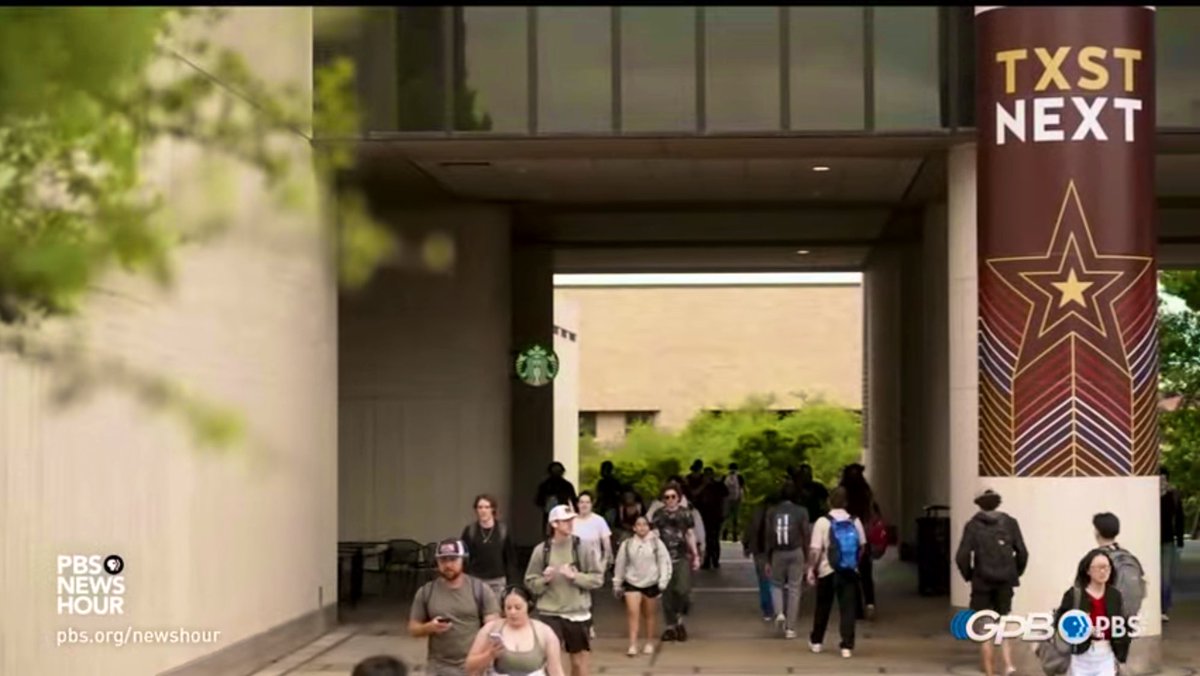 kdamp's tweet photo. Thanks, @paulsolman, for sharing just SOME of what @txst is doing to make a 4-year degree possible for Texans. Four years of high school GPA data predict college success as well as 4 hours on a test - esp for those who can’t afford preps &amp; multiple takes.🐾https://t.co/m9OcyvZhoP https://t.co/I7tdDxBM9z