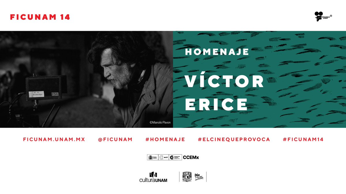 🍋 ¡Víctor Erice viene a #FICUNAM14! 🍋

Con motivo del homenaje que dedicamos a su obra, el influyente realizador español visitará por primera vez la CDMX. Durante su visita, será condecorado con la Medalla <a href="/FilmotecaUNAM/">Filmoteca UNAM</a>. 🎥🍃

🔗 bit.ly/3RfX4zQ
