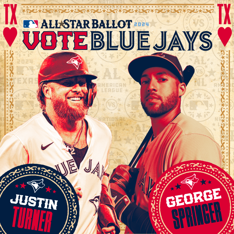 BlueJays's tweet photo. Voting is now OPEN ⭐️ 

Send your Blue Jays to the All-Star Game!