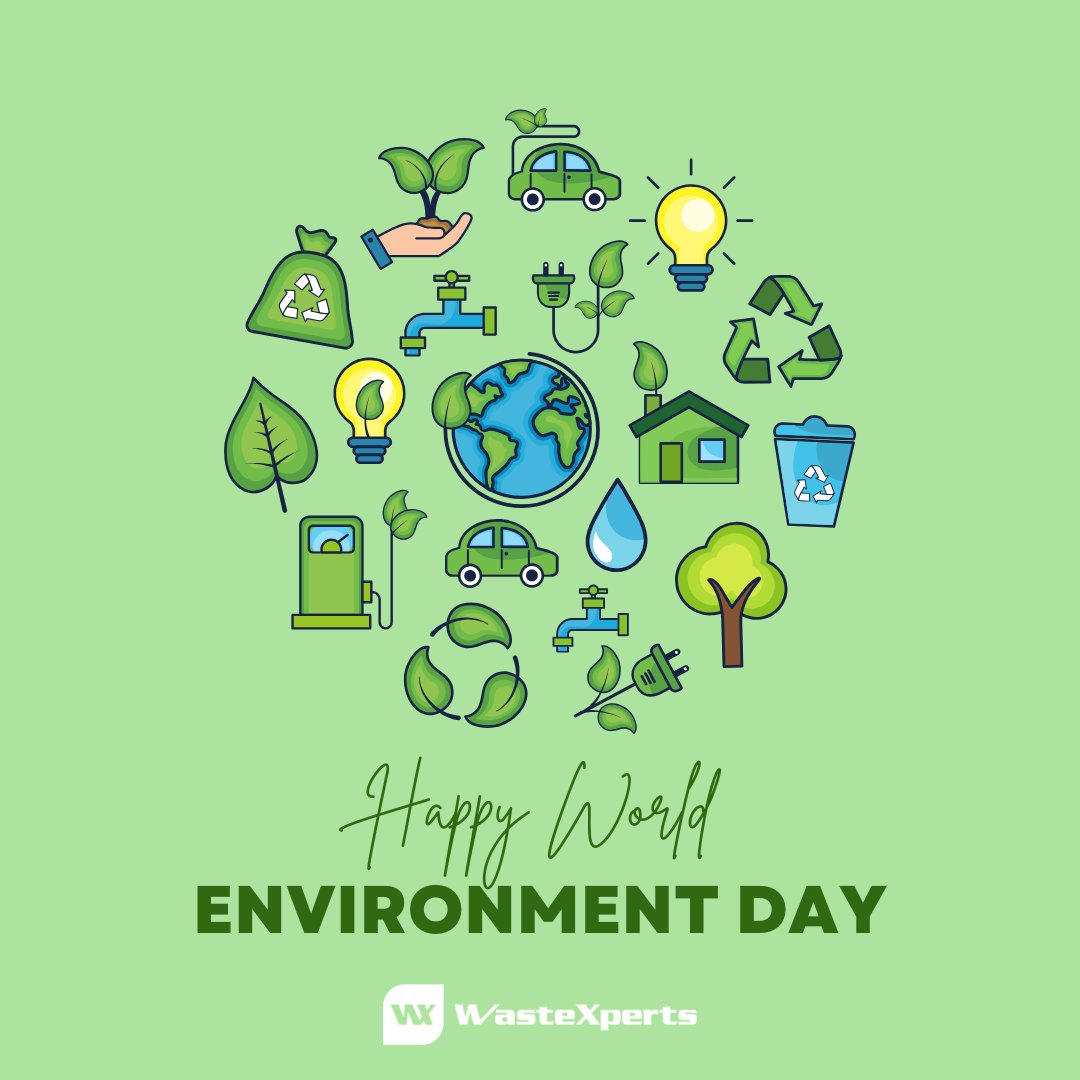 Wastexperts's tweet image. Today is World Environment Day—a great time to celebrate our planet and all its precious beauty! #worldenvironmentday #sustainability #wasteXperts