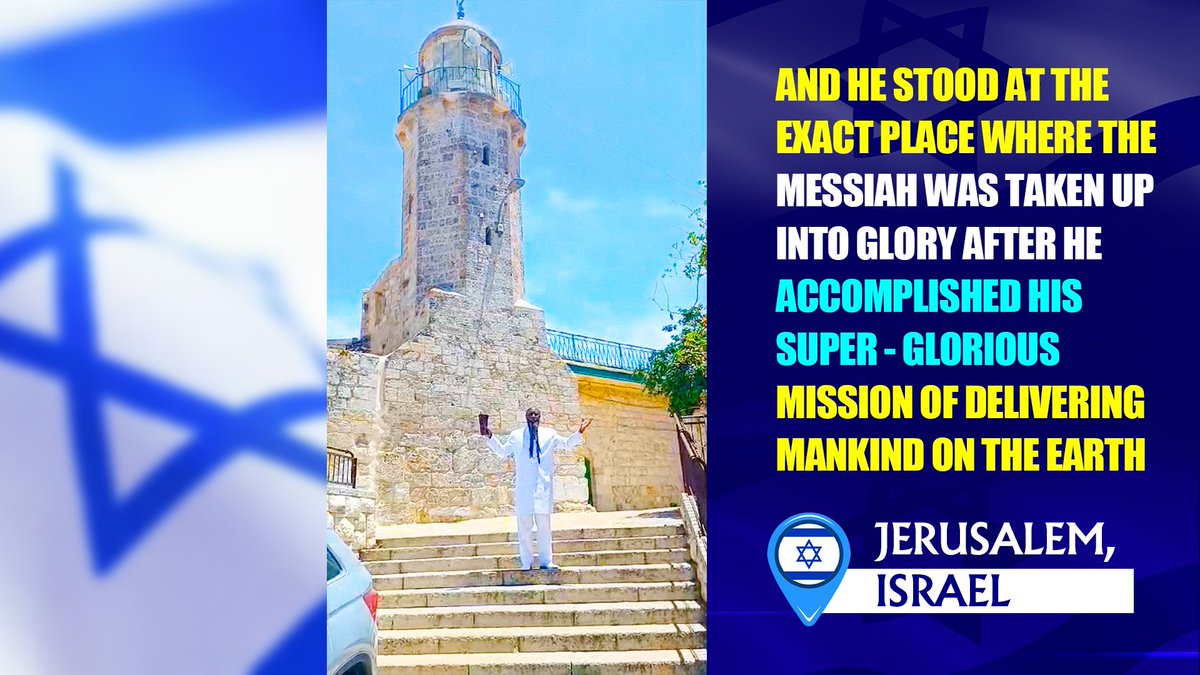 HumphreyAdenya's tweet photo. #TheProphetInIsrael to announce the coming of THE MESSIAH.

✓This is such a monumental event in the church of CHRIST.
✓We all need to prepare for The Rapture. https://t.co/HEtH6RDCvl