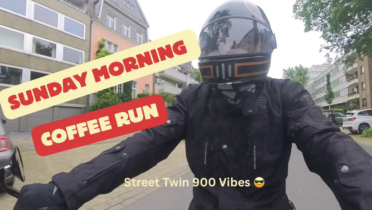 Mrbengreen's tweet photo. Sunday Morning Coffee Run…

An impromptu early morning coffee run in #Düsseldorf 

https://t.co/Mift5PXBVz

#triumphmotorcycles #streettwin #bikelife #insta360 https://t.co/aVt7LX9Nt5